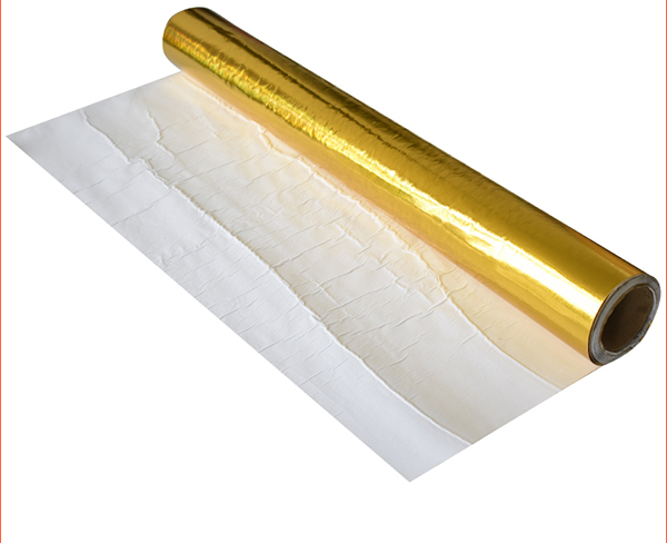 中山金色铝箔自粘布